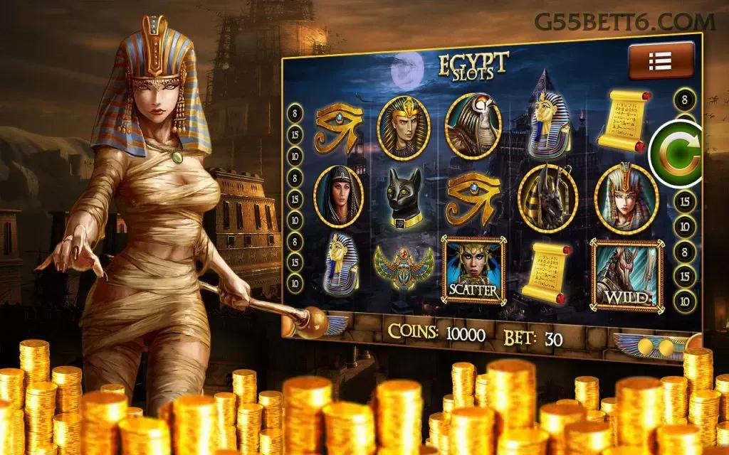 Slots online da g55bet com jackpots progressivos